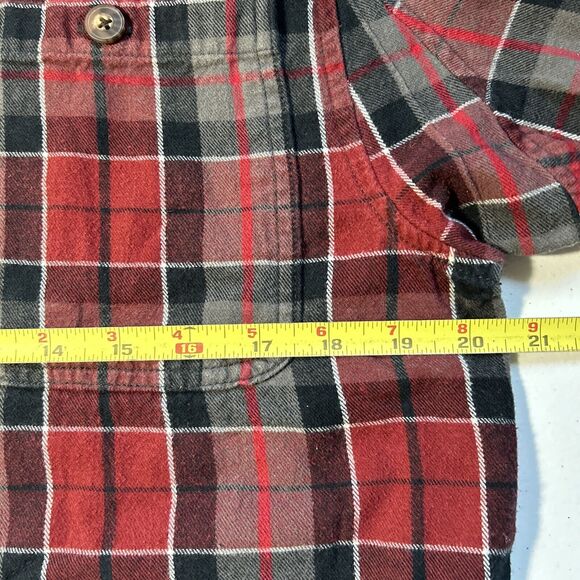 Duluth Trading Mens Sz M Long Sleeve Button Down Casual Pockets Outdoor Shirt - Picture 3 of 6